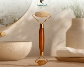 Copper Face Glow Beauty Roller – Natural Lift , Anti-Ageing Facial Massage Tool And Skin Wellness