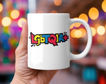 LGBTQIA+ Ceramic Mug, Gay Pride Queer Mug, Pride Month Gift, LGBTQ Coffee Cup, LGBT Drinkware