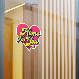 Homo For You Kiss-Cut Vinyl Decals, LGBTQ Pride Stickers, Gay Pride Decal, Valentines Day Gift, Queer Pride Decal, Gay Pride Merch, LGBTQIA+