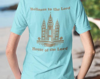 LDS Temple T-Shirt | Book Of Mormon | Christianity Clothes | LDS Temples | Scripture Quote | Scritpure Shirt | LDS Apparel