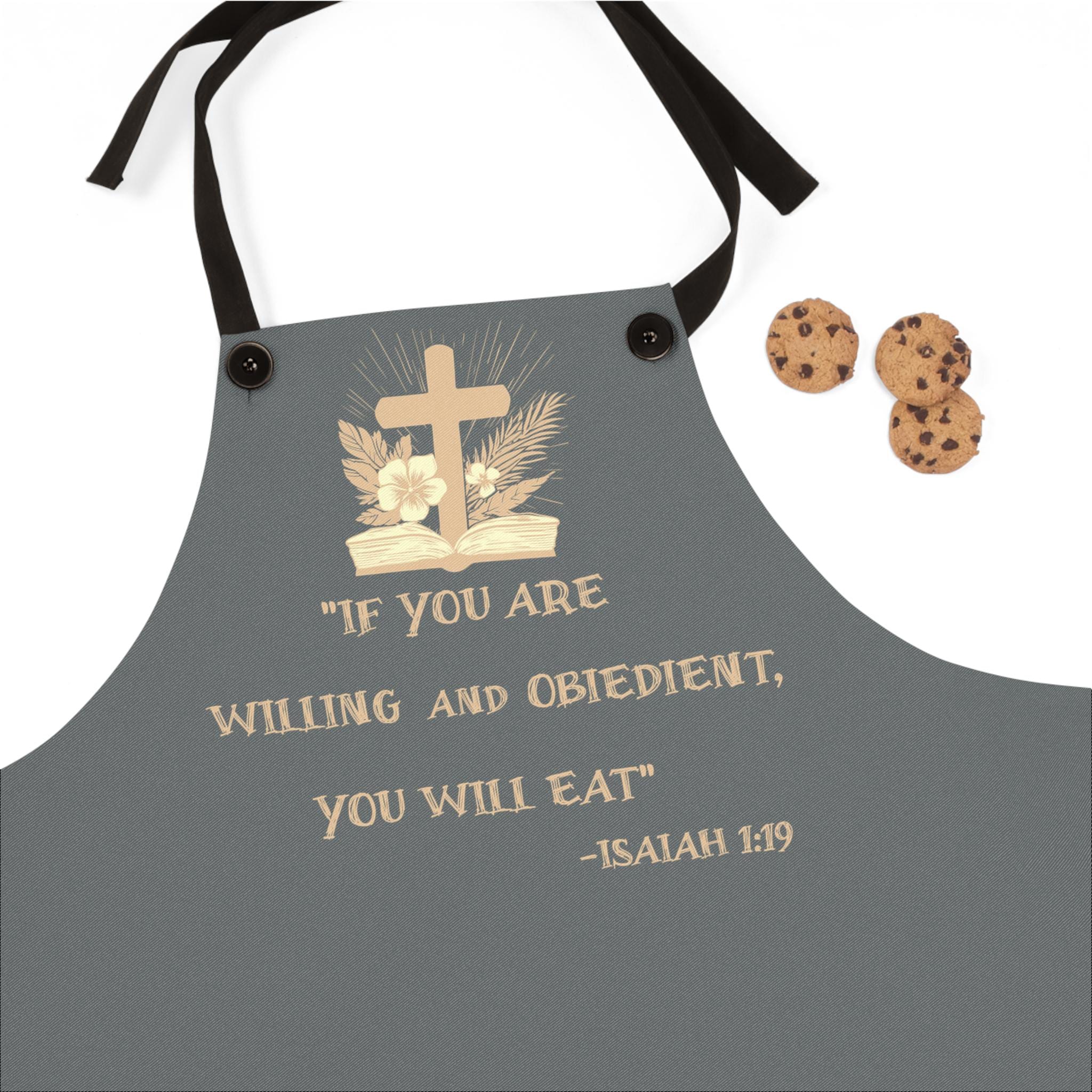 Christian Apron | Funny Apron | Bible Verse | Cooking Apron | Custom Apron | Baking Apron | Cooking Apron | Cute Apron | Cristian Gift