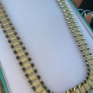 10k gold Rollie chain | RX chain | yellow gold | gold chains | mens chains | womens chains | RX necklace