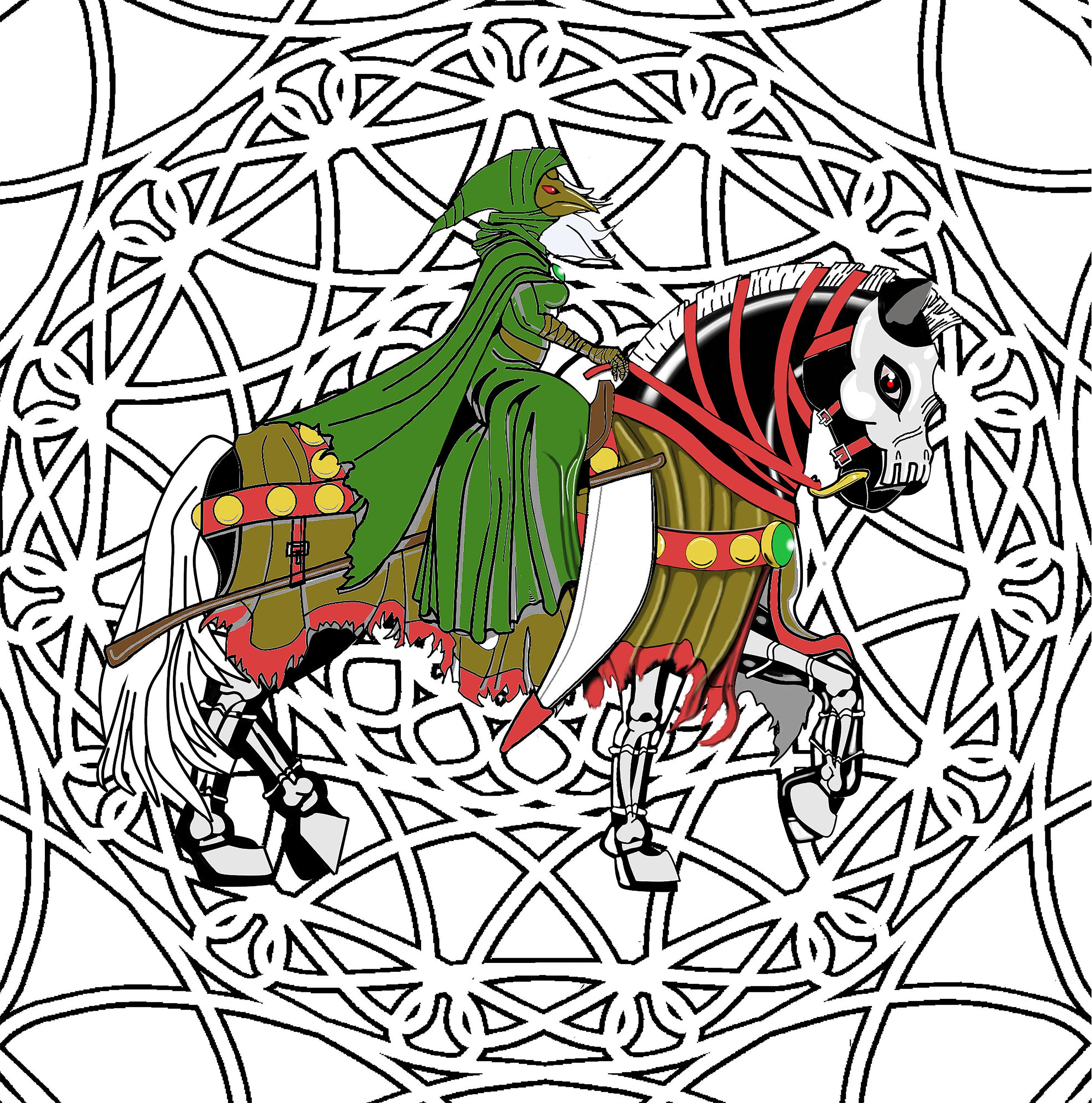 Plague Doctor Coloring Page : Plague Doctor Png Images Pngwing : She