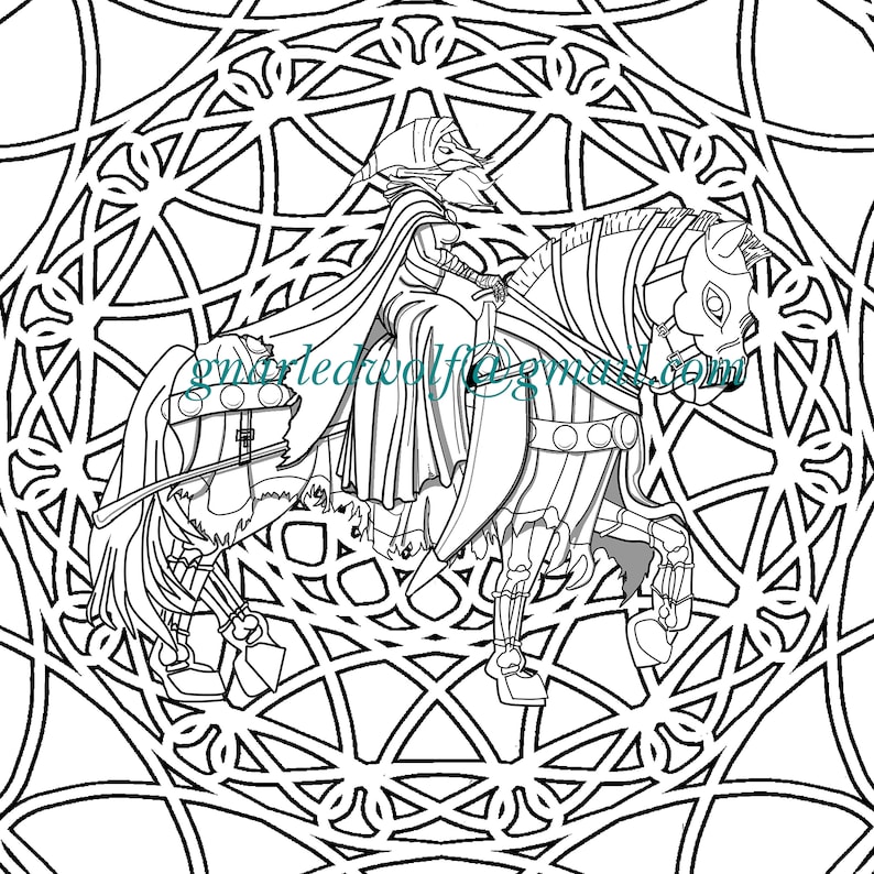 The plague doctor coloring page | Etsy