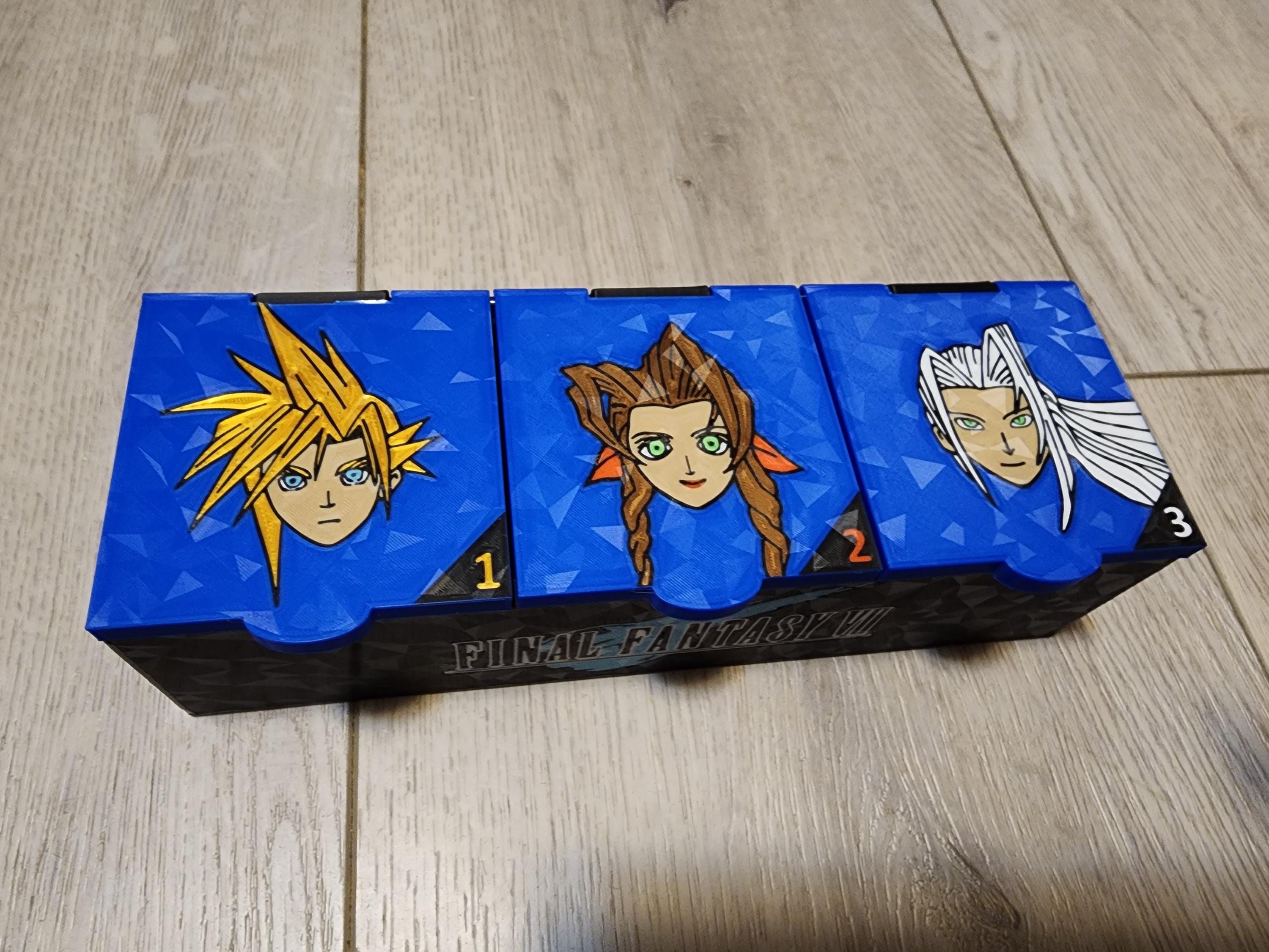 カスタムベイブレードXデッキケース：マグネット蓋付き3Dプリント