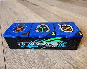 Custom Beyblade X Deck Case: 3D Printed with Magnetic Lids