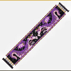 Zwei Drachenflug Peyote Armband Muster von Kristy Zgoda
