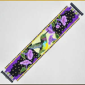 Hummingbird Dreams Peyote armbandpatroon van Kristy Zgoda