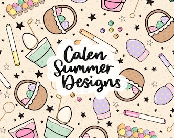 Ostereier Musterdatei für kommerzielle Nutzung, Ostermuster, Osterstoff, Ostersublimation, Frühling nahtlos