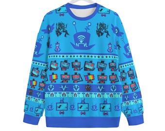 Vox Pastel Anime Sweatshirt: Chibi Character, Hazbin Hotel
