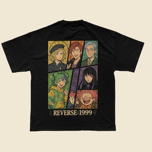 Reverse: 1999 Anime T-Shirt – Unisex Graphic Tee for Otaku & Gamers Retro Fantasy Game Shirt, Time Travel Aesthetic Clothing, Anime Fan Gift