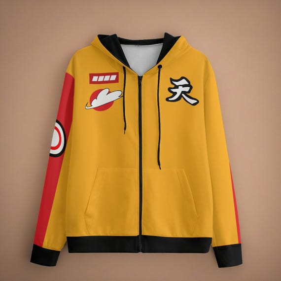 LMK MK Cosplay Hoodie: Splatter Print Monkie Kid Anime