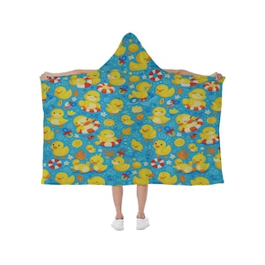 Duck Hoodie Hooded blanket