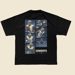Dallas Football T-Shirt – Unisex Cowboys Fan Tee, Game Day Shirt, Texas Sports Gift for Him Her, NFL-Inspired Football Shirt