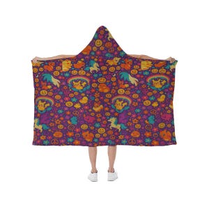 Rainbow Hoodie Kawaii Hooded blanket