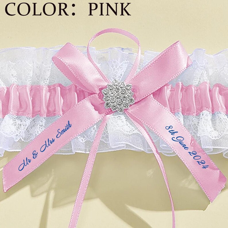 Garter Toss Ceremony Teal Wedding Garter For Brides Bridal Garter Belt Set  Personalized Toss Elastic Wedding Leg Band