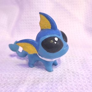 Malowana figurka Derpy Vaporeon