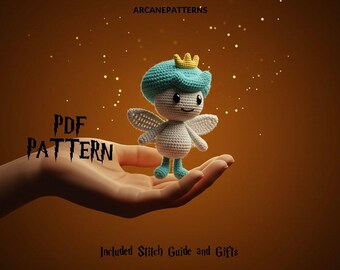 Crochet Pattern Quaxly Amigurumi Pattern, Fairy Crochet, Easy DIY Tutorial, Pokemon Crochet, Crochet Doll Pattern, Halloween Crochet