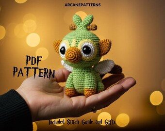 Crochet Pattern Grookey Amigurumi Pattern, Fairy Crochet, Easy DIY Tutorial, Pokemon Crochet, Crochet Doll Pattern, Halloween Crochet