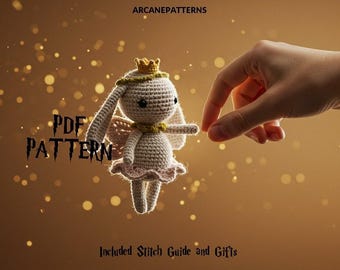 Crochet Pattern Rabbit Amigurumi Pattern, Fairy Crochet, Easy DIY Tutorial, Gifts for Kids, Crochet Doll Pattern, Halloween Crochet