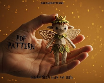 Crochet Pattern Fairy Amigurumi Pattern, Fairy Crochet, Easy DIY Tutorial, Gifts for Kids, Crochet Doll Pattern, Halloween Crochet