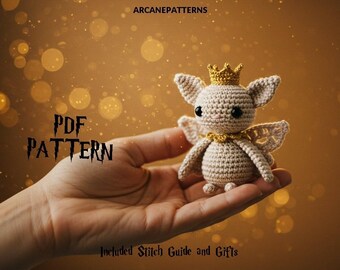Crochet Pattern Bat Amigurumi Pattern, Fairy Crochet, Easy DIY Tutorial, Gifts for Kids, Crochet Doll Pattern, Halloween Crochet