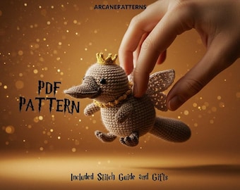 Crochet Pattern Platypus Amigurumi Pattern, Fairy Crochet, Easy DIY Tutorial, Gifts for Kids, Crochet Doll Pattern, Halloween Crochet