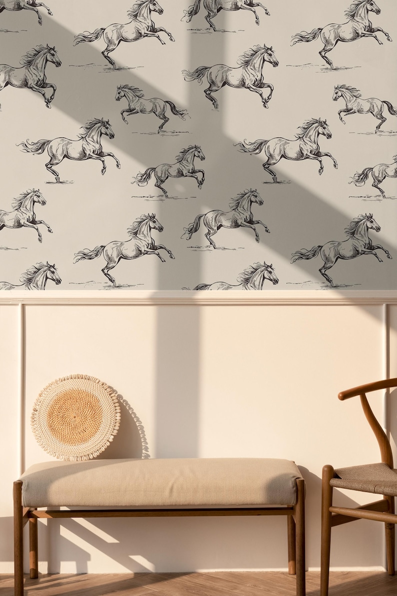 Horse Peel And Stick Wallpapernull
