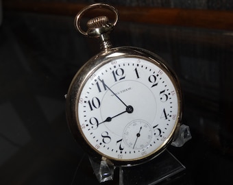 Handsome Waltham 21 Jewels 16 Size RRG Model 645 Pocket Watch