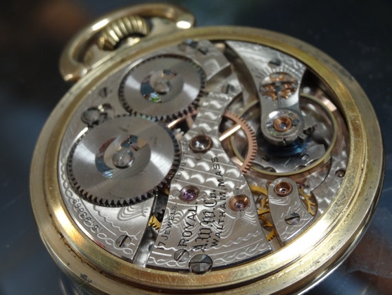 Waltham Royal 17 Jewels 16 Size Pocket Watch-Serv… - image 5