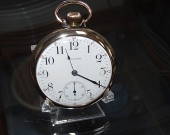 1914 Waltham Model 645 pocket watch 16 Size 21 Jewels-Keystone 10K RGP-Serviced