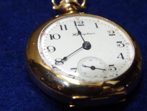 1903 Pretty Ladies Hampden Diadem 3/0 Pocket Watch
