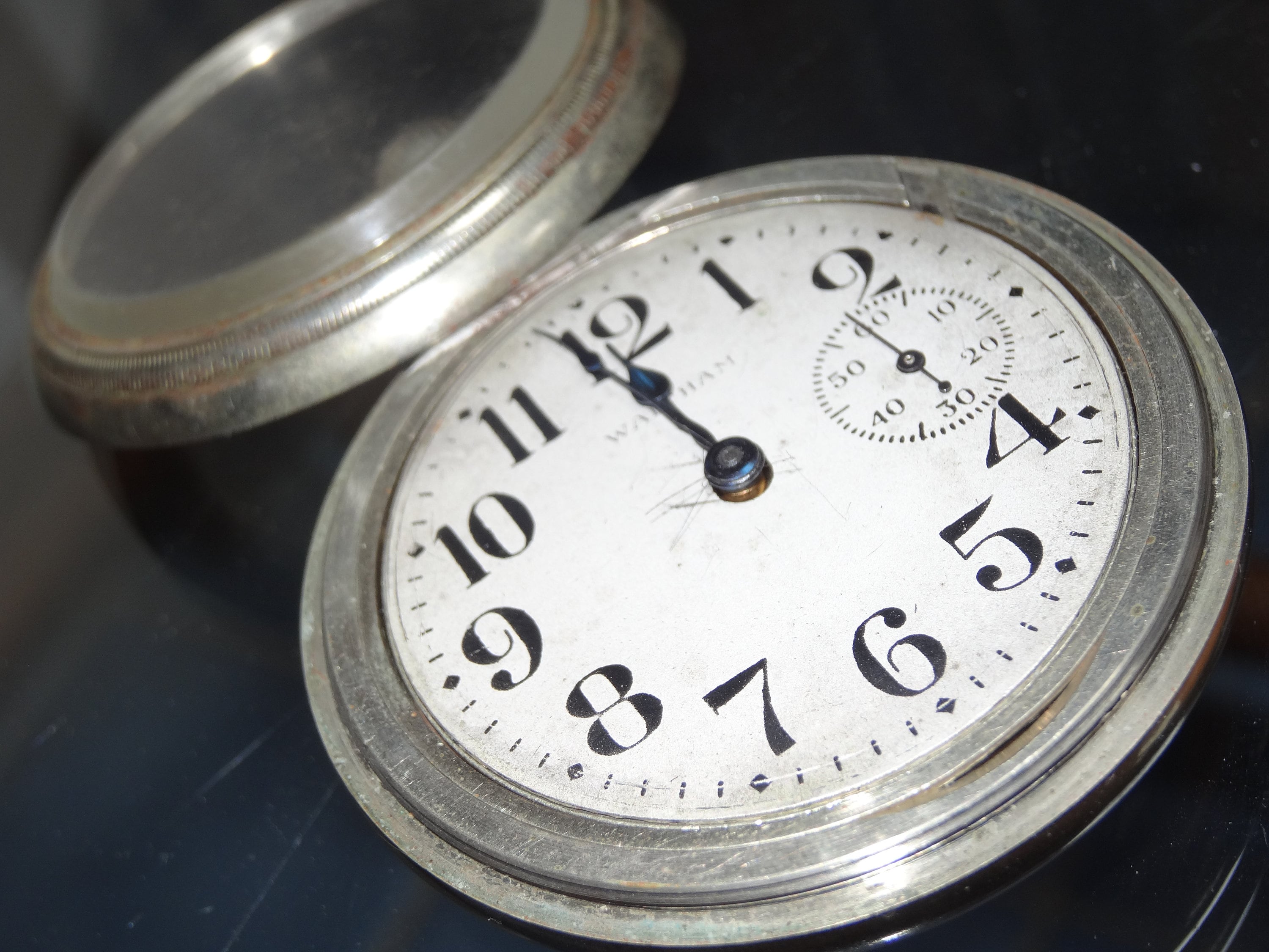 ［鑑定済］American Waltham Watch silver925 Waltham Mass A.w.w.co. CIVIL WAR ERA Sterling Silver Key