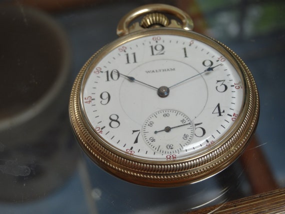 Waltham Royal 17 Jewels 16 Size Pocket Watch-Serv… - image 10