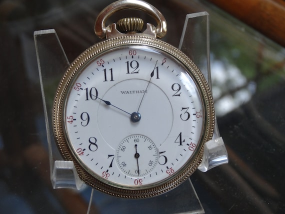Waltham Royal 17 Jewels 16 Size Pocket Watch-Serv… - image 1