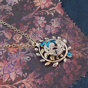 Handmade Silver Mushroom Necklace: Cottagecore Toadstool Pendant