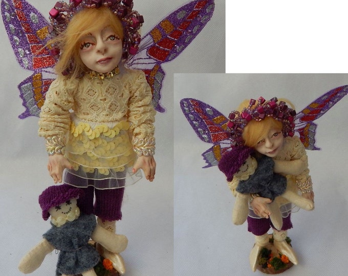 Fairy Art Doll OOAK Fairy Fairy Sculpture Fairy Doll Etsy