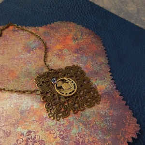 Scottish Necklace / Gold Thistle Jewelry / Gold Celtic Necklace, Outlander Jewelry, Scottish Gift, Scotland Necklace, Handmade Scots