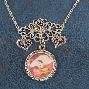 Phantom of the Opera Necklace / Broadway Jewelry / Phantom of the Opera Mask, Music of the Night, Musical Jewelry, Theater Jewelry