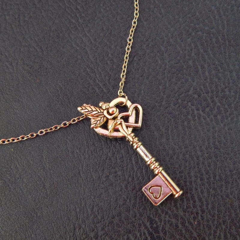 Fairy Key Pendant - Etsy