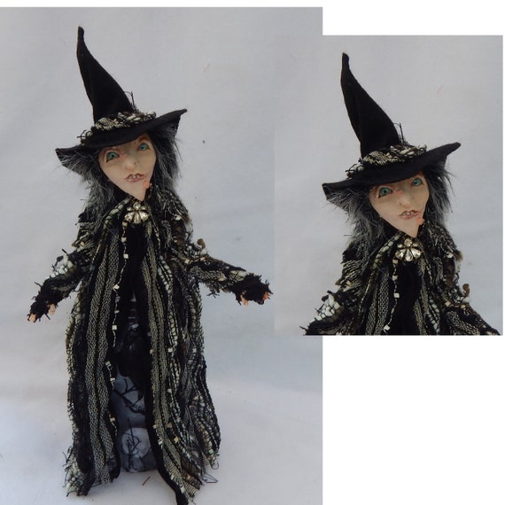 Witch Decoration Halloween Witch Tree Topper Halloween Witch Etsy