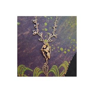 Hummingbird Necklace / Silver Bird Jewelry / Cottage Core Necklace, Nature Jewelry, Boho Necklace, Hippie Necklace, Bird Necklace