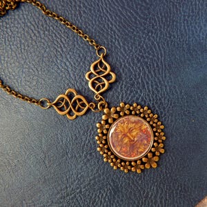 Green Man Pendant Necklace / Celtic Green Man Necklace / Green Man Jewelry, Celtic Jewelry, Pagan Jewelry, Celtic Mythology Necklace