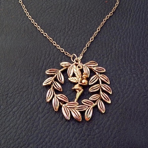 Silver Fairy Necklace / Woodland Fairy Costume, Fairy Core, Fantasy Necklace / Cottage Core Jewelry, Fairy Lover Gift, Fairy Tale Jewelry