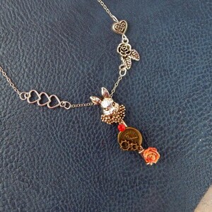 Wonderland Jewelry / Alice in Wonderland Necklace / Fantasy Jewelry, Cosplay Jewelry, Wonderland Key Necklace, We&#39;re All Mad Here Jewelry
