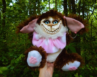 Creepy Cute Animal Art Doll, Creepy Creature Plushie / OOAK Creature, Handmade Plushie / Fantasy OOAK Creature, Scary Animal Plush