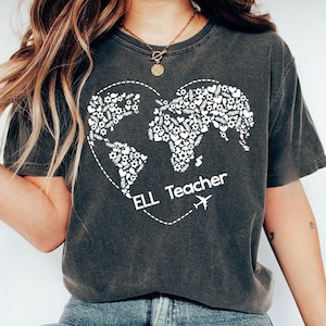 ELL Teacher Shirt for Women, Back to School T-Shirt, ELL Teacher T-shirt, ELL Teacher Gift, Bilingual Teacher T Shirt, English Teacher Gift