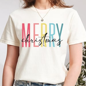 Merry Christmas Shirt, Christmas Shirt, Classic Christmas Outfit, Christmas Shirts For Women, Cute Christmas Tee Shirt Idea, Christmas Gifts