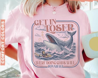 Christian Jonah Bible Verse Shirt, Whale Encounter Graphic Tee