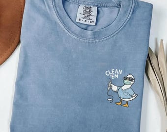 Silly Goose Dental Shirt, Comfort Colors Garment-Dyed Tee, Dental Hygiene Gift